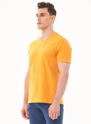 Basic T-Shirt V-Neck Mango from Shop Like You Give a Damn