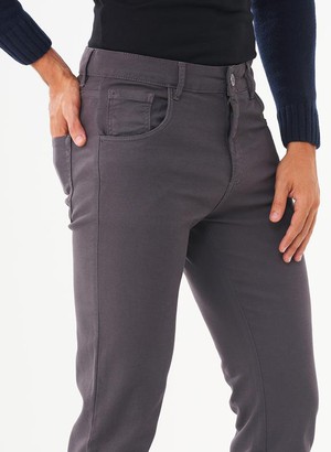 Five Pocket Broek Donkergrijs from Shop Like You Give a Damn