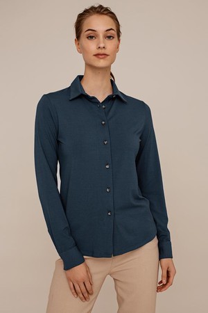 Blouse Cedar Petrol Blauw from Shop Like You Give a Damn