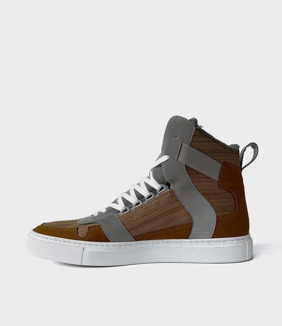 Sneakers Wooden Cube Bruin from Shop Like You Give a Damn