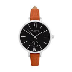 Horloge Amalfi Petite Zilver Zwart & Bruin via Shop Like You Give a Damn