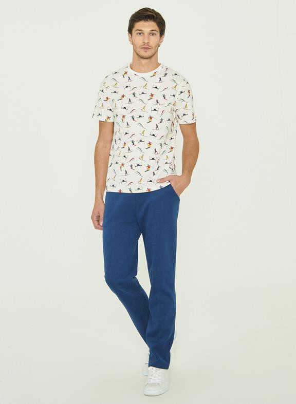 T-Shirt Biologisch Katoen Print Wit from Shop Like You Give a Damn