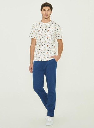T-Shirt Biologisch Katoen Print Wit from Shop Like You Give a Damn