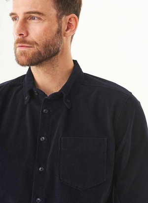 Corduroy Overhemd Dark Navy from Shop Like You Give a Damn