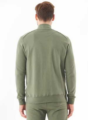 Soft Touch Sweatvest Mid Olive from Shop Like You Give a Damn