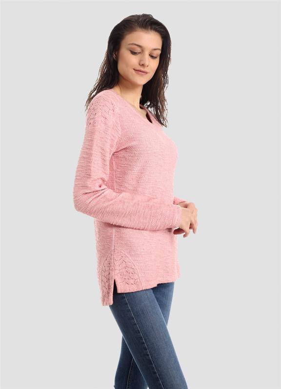 Long Sleeve Top Bio-Katoen Roze from Shop Like You Give a Damn