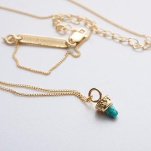 Ketting Tiny Acorn Zilver from Shop Like You Give a Damn