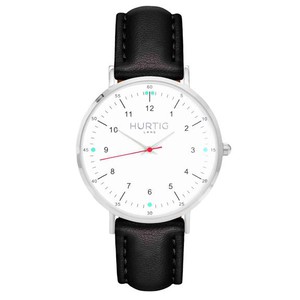 Horloge Moderno Zilver, Wit En Zwart from Shop Like You Give a Damn