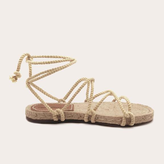 Sandalen Cruz Low Jute Beige from Shop Like You Give a Damn