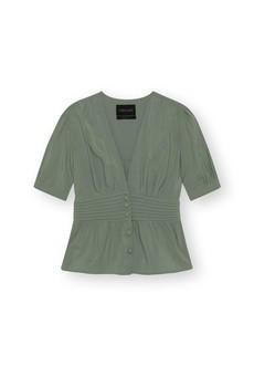 Blouse Lillmor Groen via Shop Like You Give a Damn