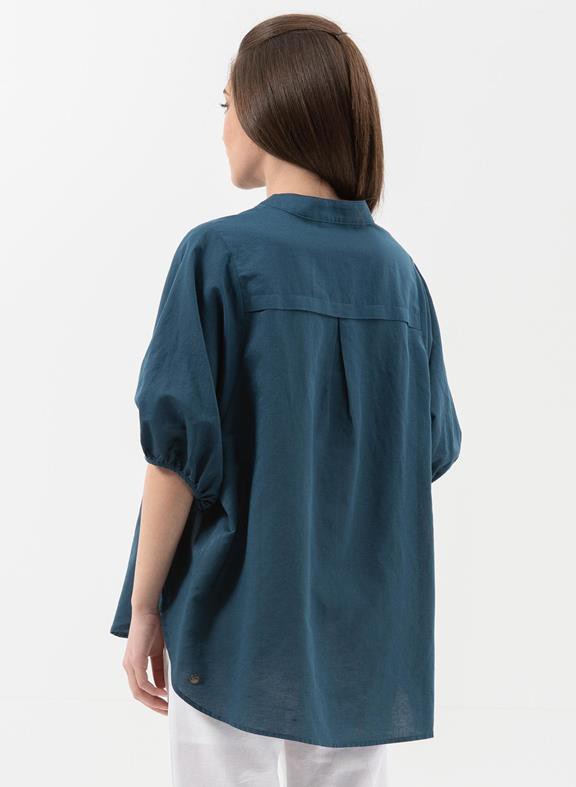 Blouse V-Hals Navy from Shop Like You Give a Damn