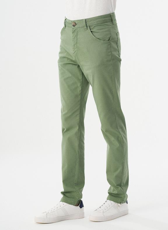 Five-Pocket Broek Groen from Shop Like You Give a Damn