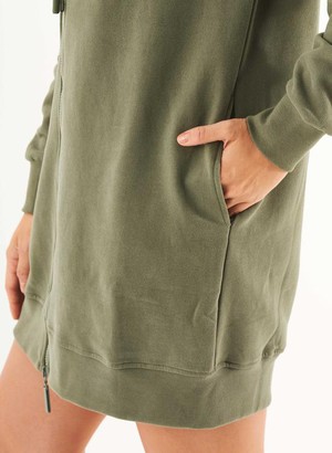 Soft Touch Sweatjack Lang Olive from Shop Like You Give a Damn