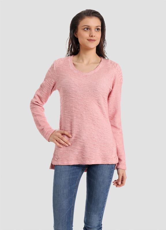 Long Sleeve Top Bio-Katoen Roze from Shop Like You Give a Damn