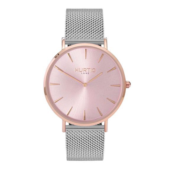 Horloge Lorelai Roze & Zilver Roestvrij Staal from Shop Like You Give a Damn