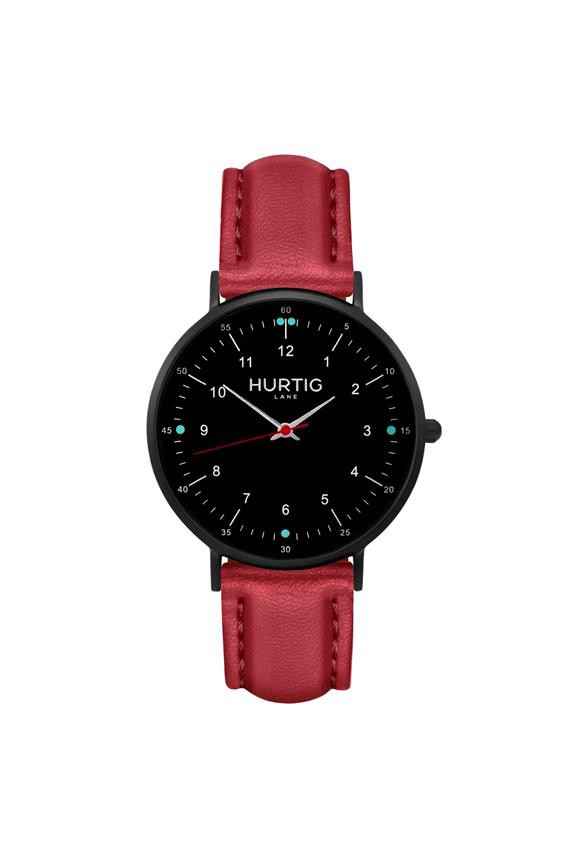 Moderno Horloge All Black & Rood from Shop Like You Give a Damn