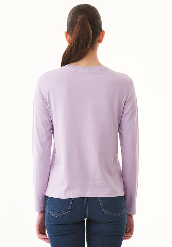 T-Shirt Long Sleeve Lavender Purple from Shop Like You Give a Damn