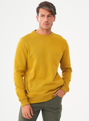 Sweatshirt Donkergeel from Shop Like You Give a Damn