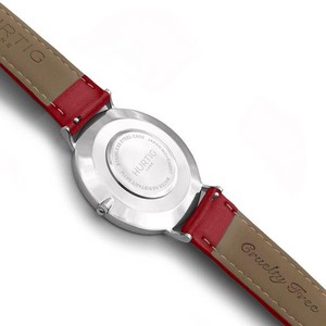Moderno Horloge Zilver, Wit & Rood from Shop Like You Give a Damn