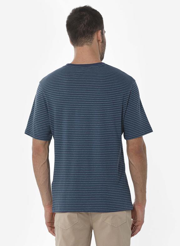 Gestreept T-Shirt Navy from Shop Like You Give a Damn