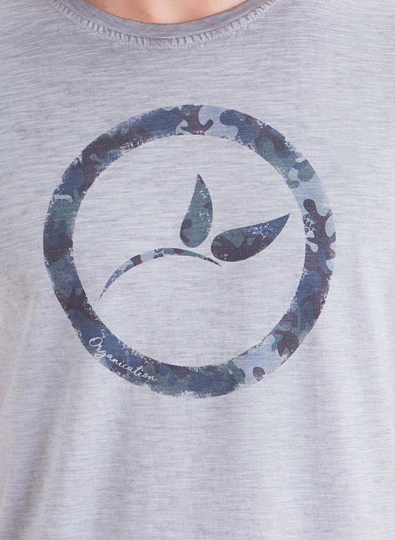 T-Shirt Met Logoprint Grijs from Shop Like You Give a Damn