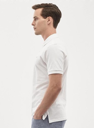 Polo Shirt Organic Cotton White from Shop Like You Give a Damn