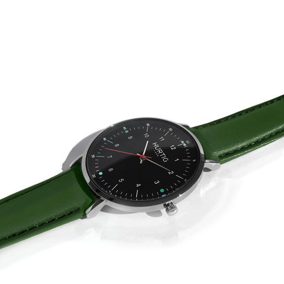 Horloge Moderno Zilver, Zwart & Groen from Shop Like You Give a Damn