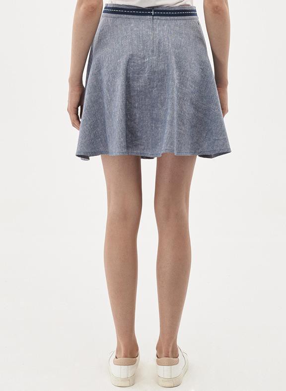 Skirt Denim Look Linen Mix from Shop Like You Give a Damn