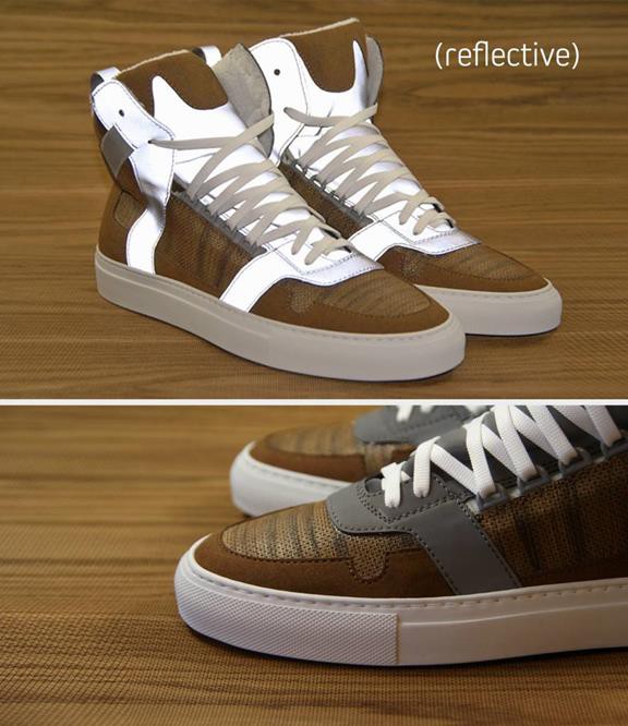 Sneakers Wooden Cube Bruin from Shop Like You Give a Damn