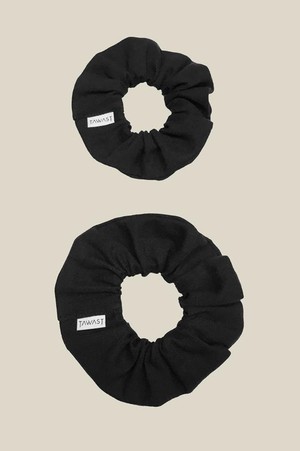 Scrunchie Aurora Zwart from Shop Like You Give a Damn