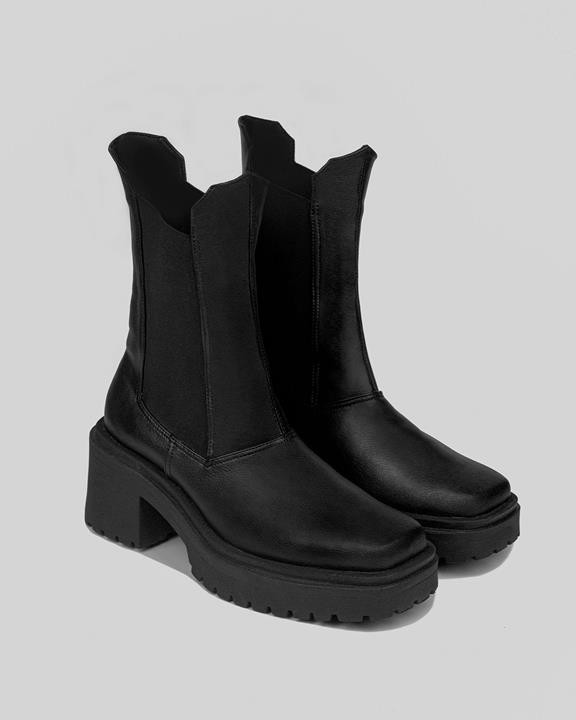 Squared Chelsea Boots Zwart from Shop Like You Give a Damn