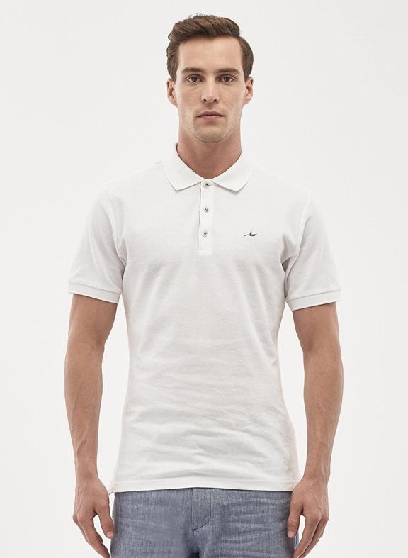 Polo Shirt Organic Cotton White from Shop Like You Give a Damn