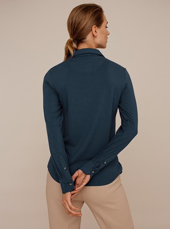 Blouse Cedar Petrol Blauw from Shop Like You Give a Damn