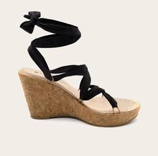 Sleehakken ChilÃ³n Kurk Zwart via Shop Like You Give a Damn