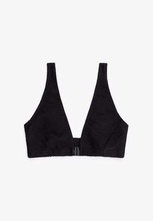 Bikinitopje Lobelia Zwarte Structuur from Shop Like You Give a Damn
