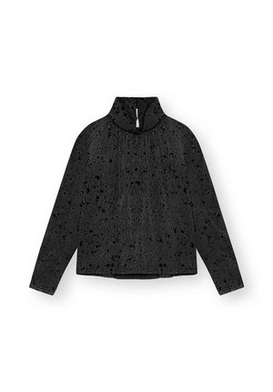 Blouse Malali Charcoal Spots Grijs from Shop Like You Give a Damn