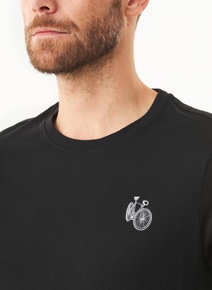 T-Shirt Bio-Katien Fiets Zwart from Shop Like You Give a Damn