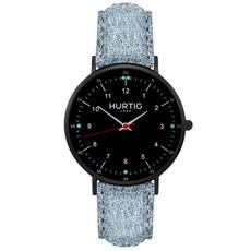 Horloge Moderna Tweed Zwart & Grijs via Shop Like You Give a Damn
