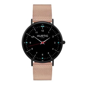 Moderna Steel Watch All Black & Rose Gold from Shop Like You Give a Damn