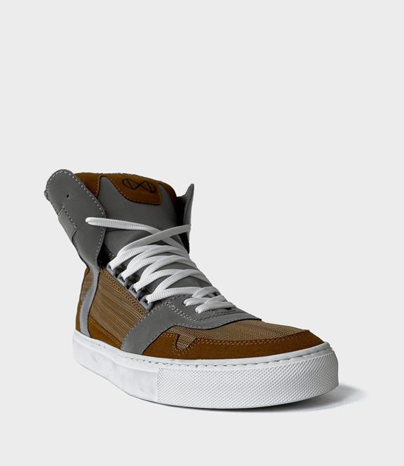 Sneakers Wooden Cube Bruin from Shop Like You Give a Damn