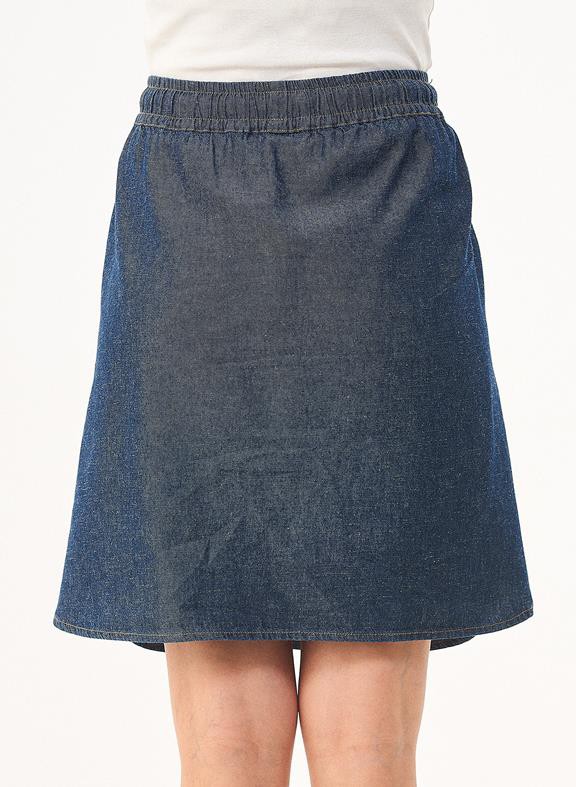 Denim Skirt Organic Cotton Tencel Hemp from Shop Like You Give a Damn