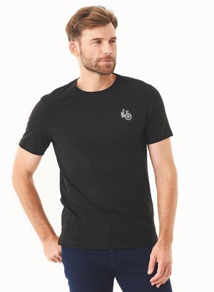 T-Shirt Bio-Katien Fiets Zwart from Shop Like You Give a Damn