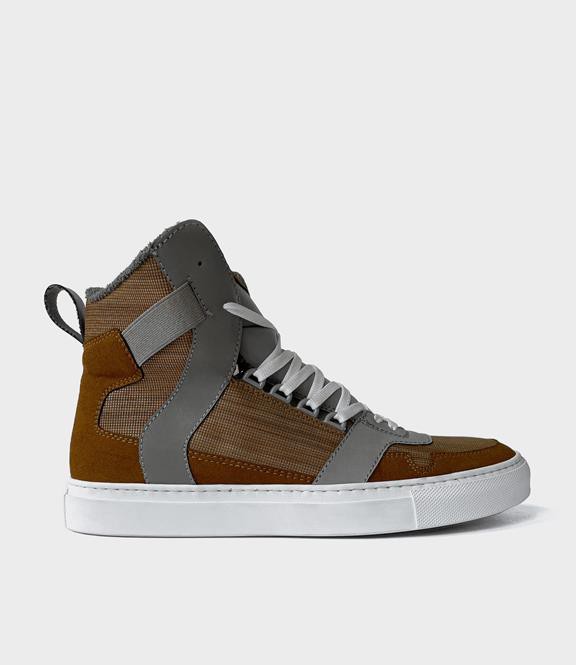 Sneakers Wooden Cube Bruin from Shop Like You Give a Damn