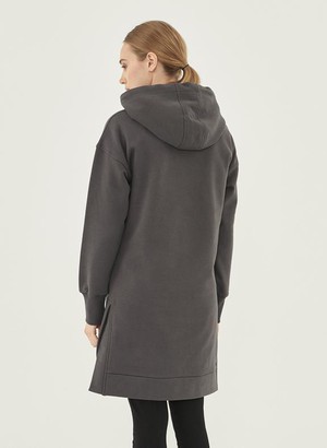 Lange Hoodie Donkergrijs from Shop Like You Give a Damn