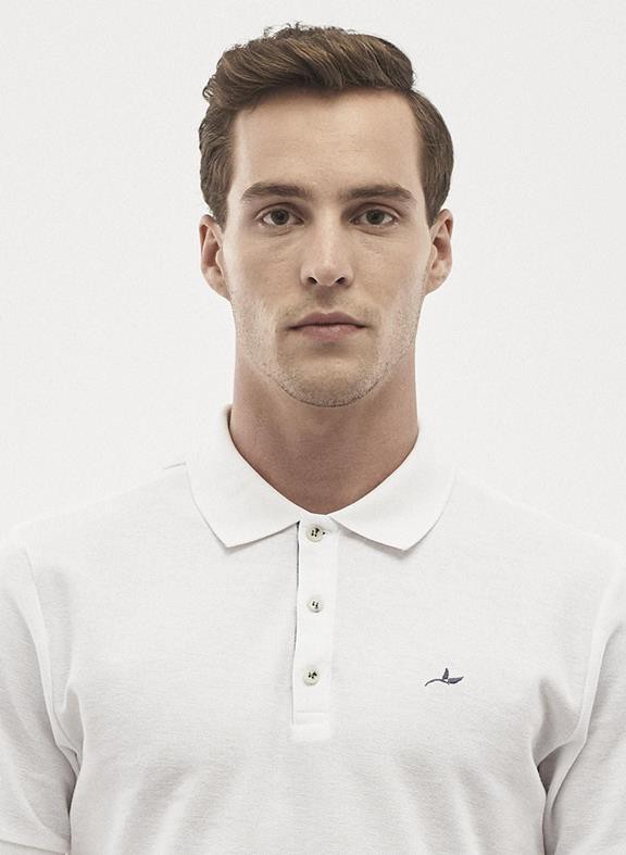 Polo Shirt Organic Cotton White from Shop Like You Give a Damn