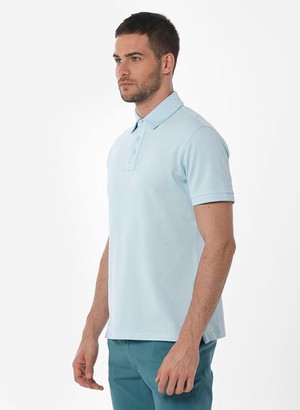 Polo Effen Blauw from Shop Like You Give a Damn