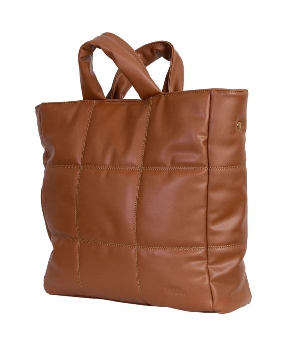 Handtas Quilted Linn Caramel Brown from Shop Like You Give a Damn