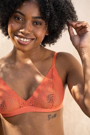 Bralette Dawa Terracotta Oranje from Shop Like You Give a Damn