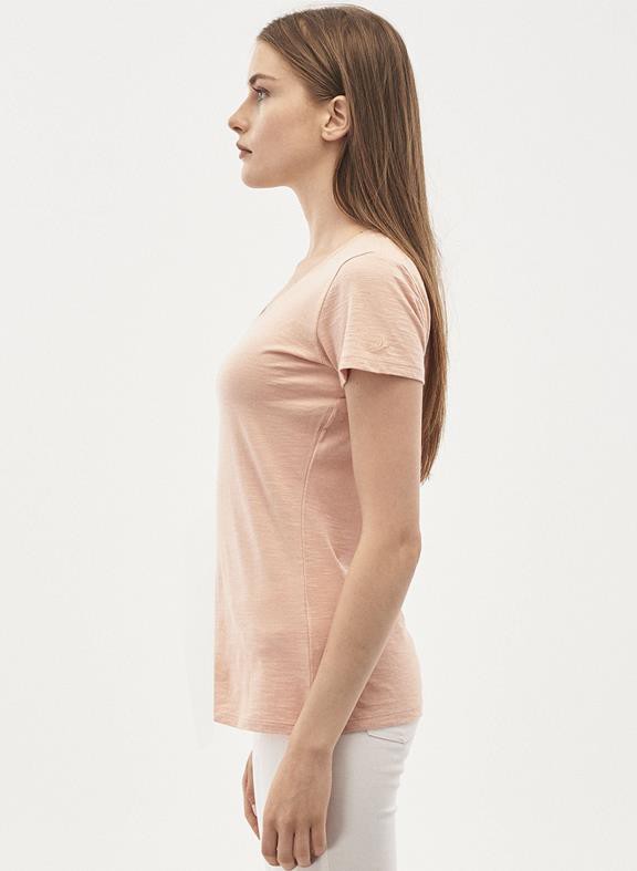 T-Shirt V-Neck Sand Pink from Shop Like You Give a Damn