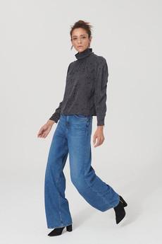 Blouse Malali Charcoal Spots Grijs via Shop Like You Give a Damn
